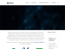 Tablet Screenshot of cmake.org